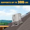 Pearwow Air Conditioner Rooftop Mount Mini Split Bracket, Adjustable Rooftop