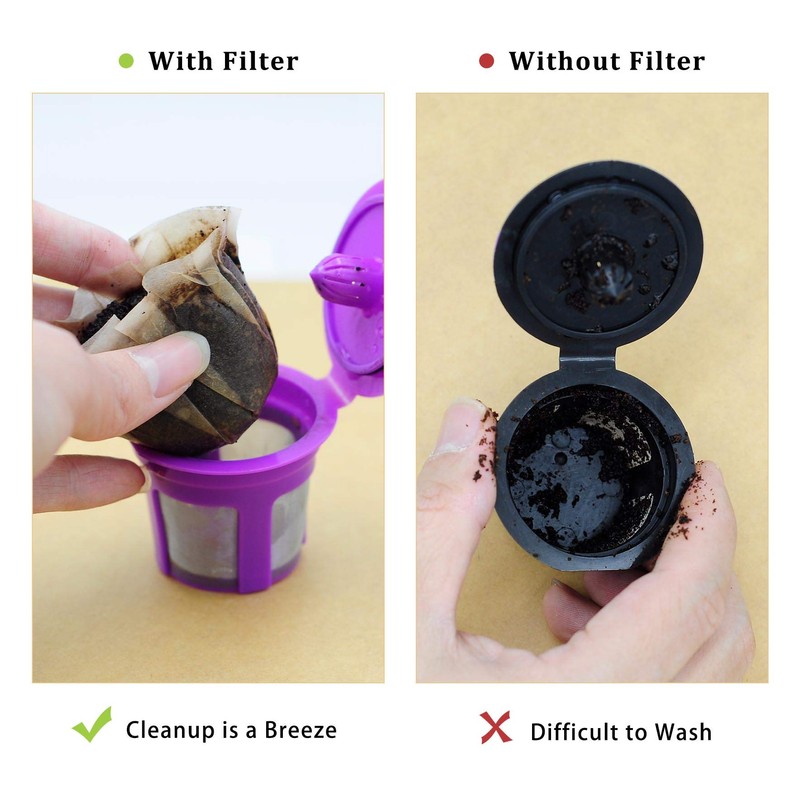 Disposable Coffee Filter Paper for Keurig Brewers Single Serve 1.0