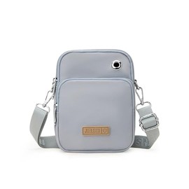 Wowcarbazole Women's Shoulder Bag, Smartphone Pouch, Cross-body Bag, Lightweight, Mini Shoulder Bag, Smartphone Pochette, Nylon Bag, For Walks, Outings, blue