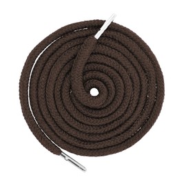 Mandala Crafts Chocolate Brown Drawstring Replacement Draw Cord for Sweatpants Waist - 6 55 Inch Cotton Round Drawstring Cord Hoodie String Replacement & Drawstrings Threader