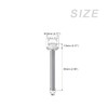 METALLIXITY Flange Hex Bolts M8 x 65mm 5 Pcs Hex