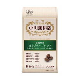 Ogawa Coffee Organic Coffee Original Blend Powder, 5.6 oz (160 g) x 3 Packs