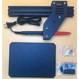 Heat Set Insert Tool Kit with M2-M8 Tips, Brass Metric Knurled Nuts, Heat Pressing Machine for Plastic, 3D Printing Components