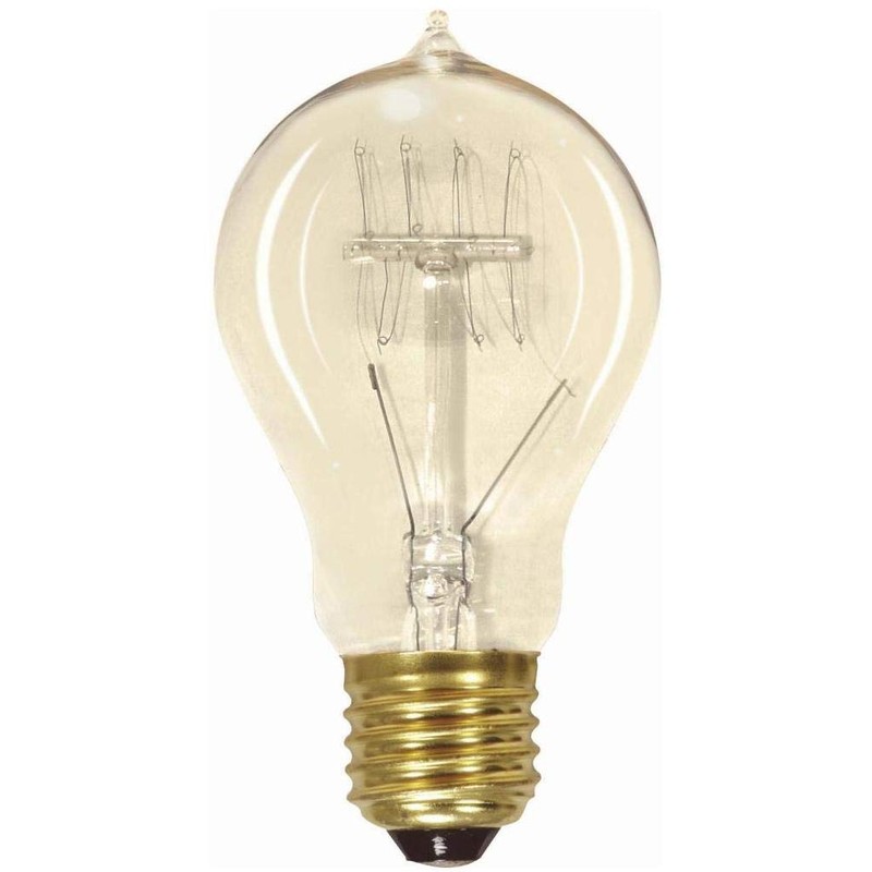 Satco S2419 240 Lumens A19 Incandescent Medium Base Soft White