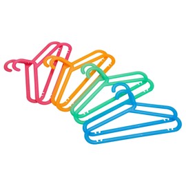 Ikea BAGIS Children's coat-hanger, assorted colors- (24 Pack) by BAGIS
