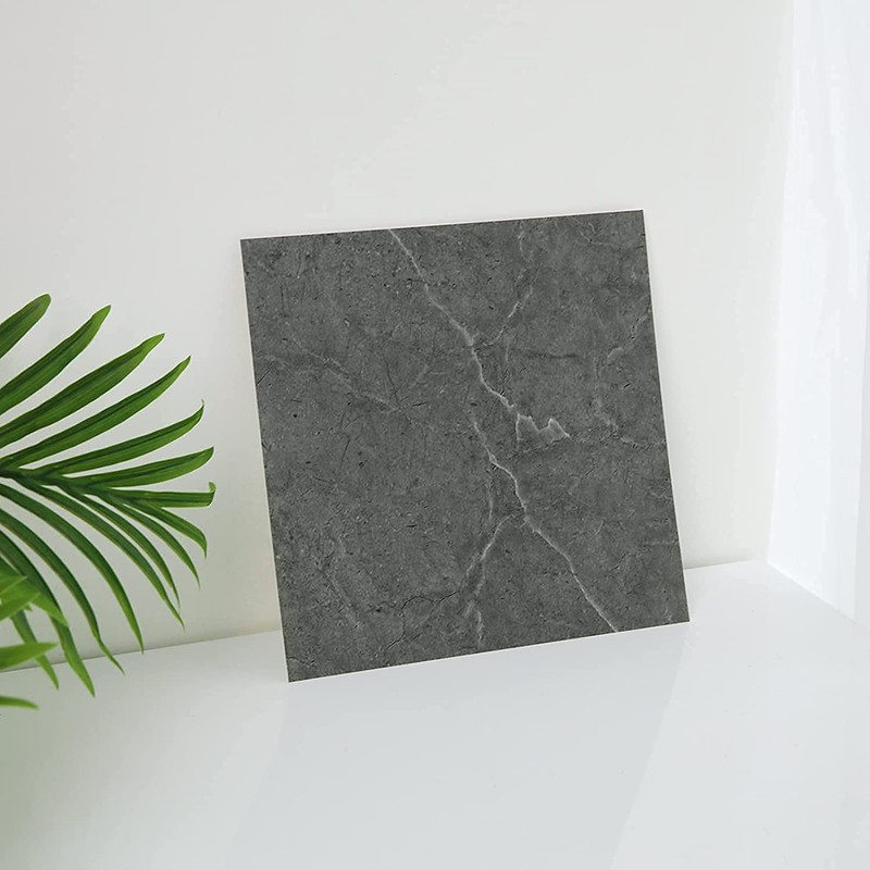 Marble Pattern Floor Tile, Just Place It, Removable, Renewal, Bathroom,