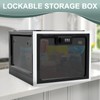 Lockable Storage Box, Medication Lock Box, Lock Boxes for Personal
