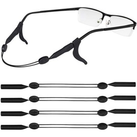 4 Pcs Sports Glasses Strap,sunglasses strap, Glass Lanyard, Glasse Cord for Men, Glass Straps, Sunglass Holder Strap, Adjustable Non-Slip Band,Universal Eyeglass Cord for Women Men,adjustable glasses