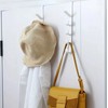 Over the Door Clothes Hanger Rack – 5-Hook Plastic Storage