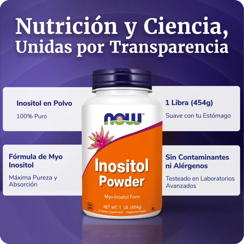 Inositol En Polvo | Fórmula De Myo Inositol | 1