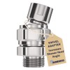 HammerHead Showers® Solid Metal Shower Head Swivel Ball Adapter, Chrome