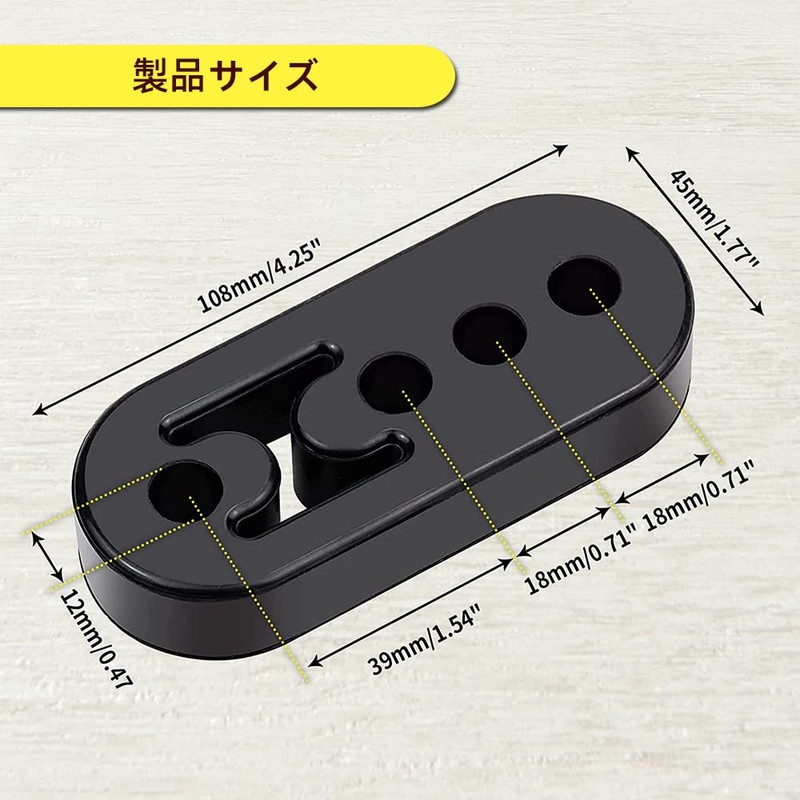 Renjzle Muffler Hanger Mount, Automobile, Universal Muffler Ring, Reinforced Muffler,