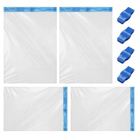 QIHUAN 4 Pieces Vacuum Compression Bag, Clothing Storage Bag, Travel Supplies, Clothing Storage Supplies, Sea Compression Bag.