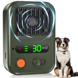 Anti Barking Devices, Auto Bark Deterrent Devices with 3 Modes, Rechargeable Dog Sonic Barking Deterrent, Barking Box Barking Control Devices, Dog Barking Silencer for Indoor and Outdoor Use（Green）9