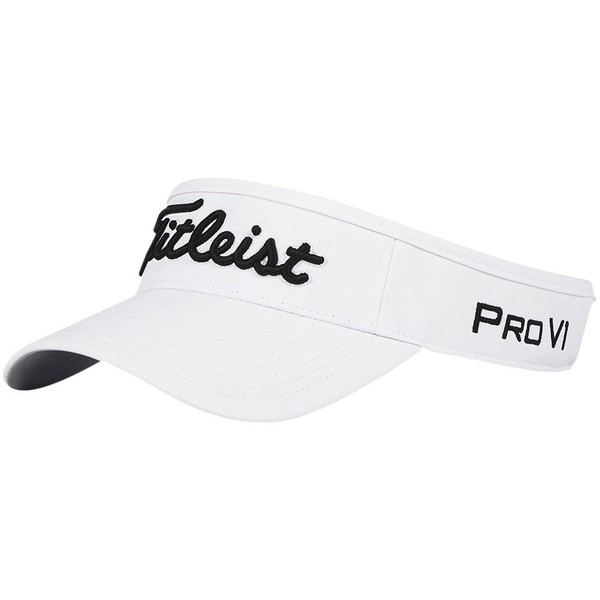 Titleist Performance Golf Visor White/Black One Size Fits Most