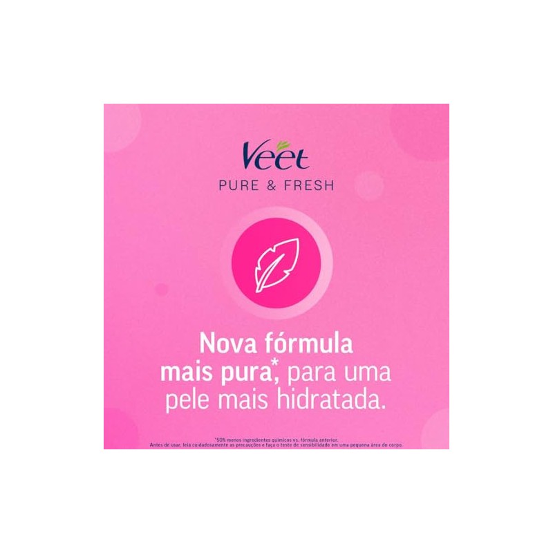 Veet Pure & Fresh, Bandas de Cera Depilatoria, Axilas y