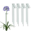 Thealyn 12 Pack 18 Inch Plant Support Stakes, Metal Single