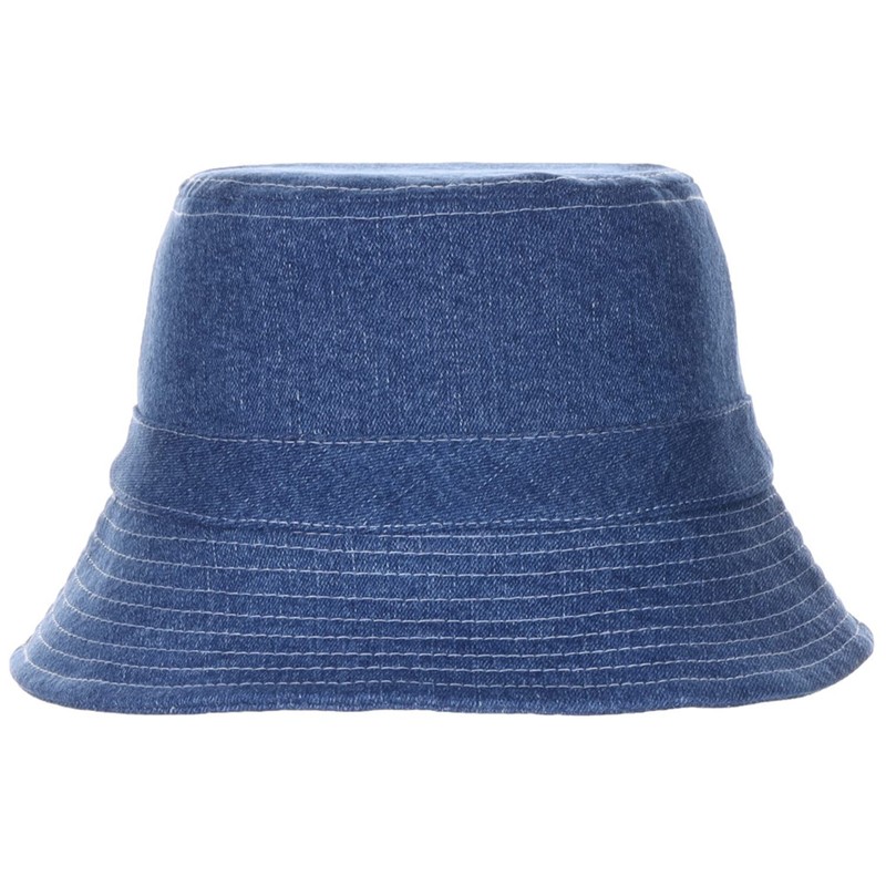 Panama Jack Denim Bucket Sun Hat - 2 1/2" Shapeable