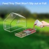 Clear Window Bird Feeder,Sturdy and Durable Bird House,Window Bird Feeder