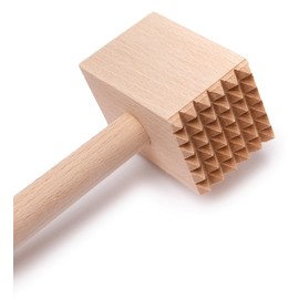 EVERYJOY Wooden Meat Tenderiser (Brown, 7 cm/Wood)