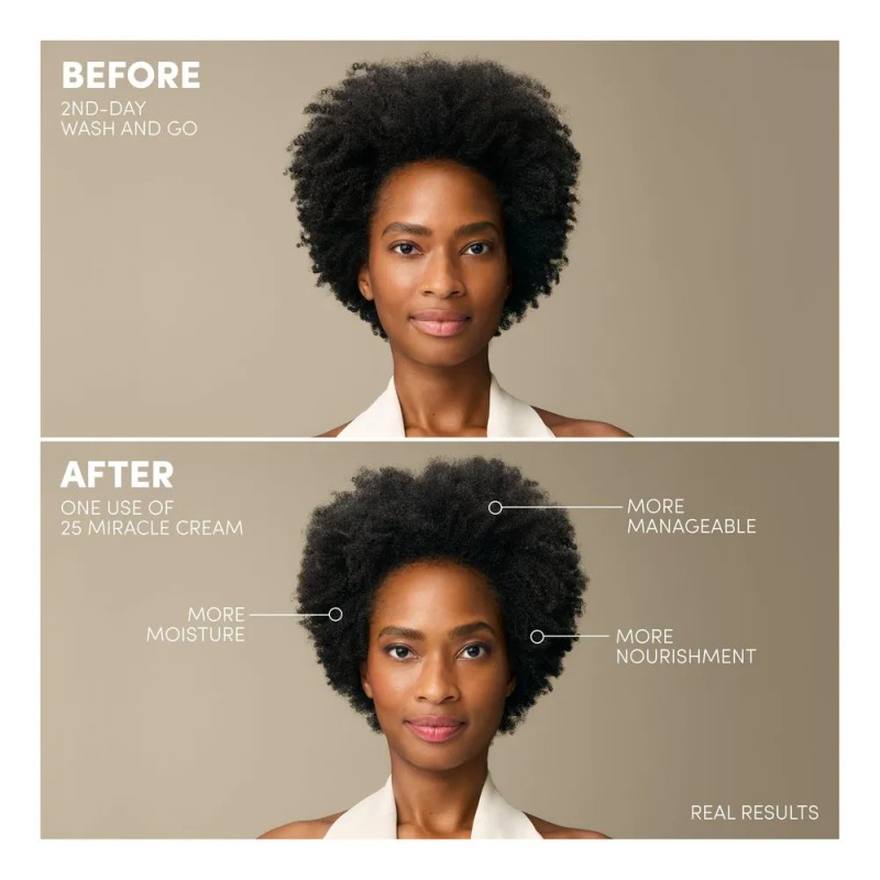 Mizani 25 Miracle Leave-in Crema Para Rizos, Protector Calor