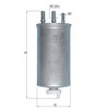 MAHLE KL 781 Fuel filter