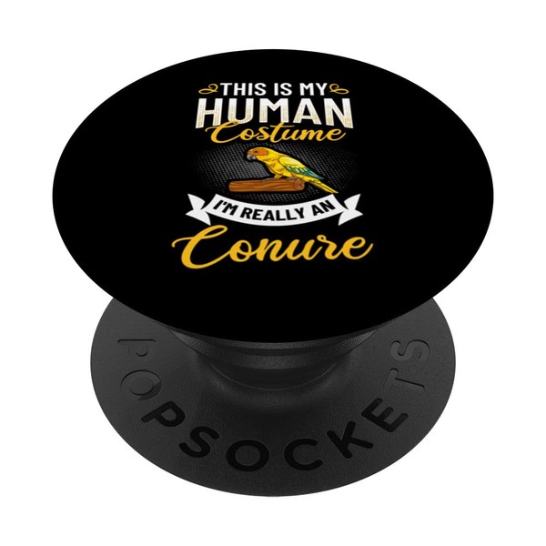 Sun Conure Funny Animals Pet Cute Birds Parrot PopSockets with