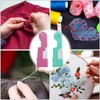 6 Pcs Plastic Needle Threaders,Automatic Needle Threader,Sewing Needle Threader for
