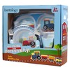 Bentology 5 Piece Train Themed Mealtime Set - Includes Plate,