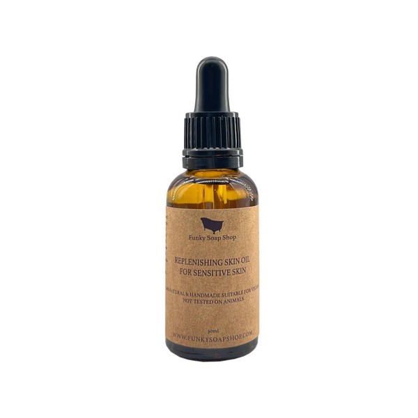 Funky Soap Replenishing Face Oil for Sensitive Skin, 100% Pure