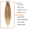 BRUNNACE 24 Inch DE Dreadlock Extensions Curly Ends Braids Double