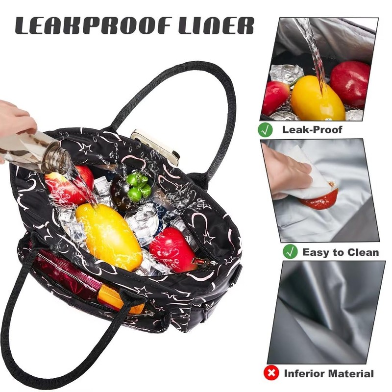 Lunch Bag for Women, Insulated Lunch Box for Work, Large
