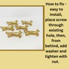 Old Gold Antique Gold Vintage Gold Cabinet Door Handles Iron