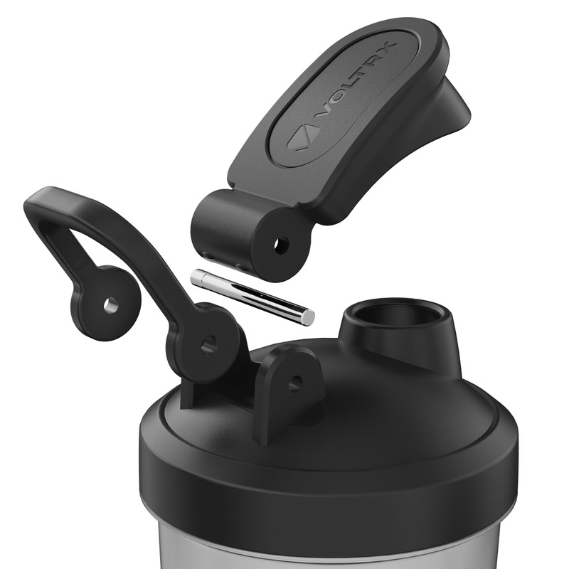 VOLTRX VortexBoost Electric Shaker Bottle, USB C Rechargeable Protein Shake