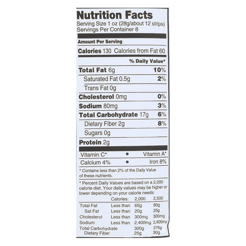 Green Mountain Gringo Tortilla Strips, 8-Ounce Bag (Pack of 12)