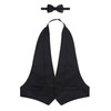S.H. Churchill & Co. Men's Satin Backless Vest & Bow