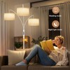 SIBRILLE 36W Dimmable Floor Lamp - 3 Lights Arc Floor