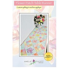 Amelie Scott Designs Flower Patch Table Runner Pattern