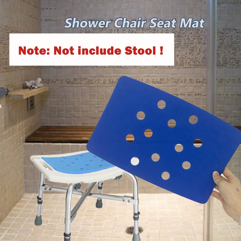 Bath Chair Seat Mat - Elderly Shower Bench Cushion Non-Slip