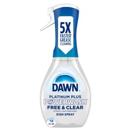 Dawn Dawn Powerwash Free & Clear Light Pear Dish Spray, Dish Soap Starter Kit, 16 Fl Oz