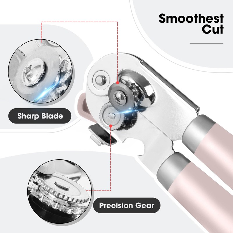 Can Opener Manual, Can Opener with Magnet, Hand Can Opener