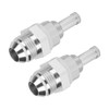 2pcs AN8‑3/8 Hose Barb Adapter Aluminum Fuel Pump Tank Fitting