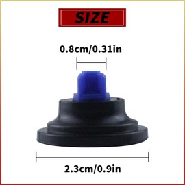 100 Pcs Blue Tip Diaphragm 823492 Replacement Part Compatible with Wascomat Huebsch Speed Queen Unimac Elbi Water Valves Washer Washing Machine Replaces for 300202 823493 823499