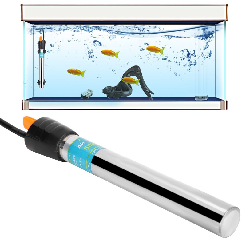220‑240V Submersible Aquarium Heater Stainless Steel Adjustable Fish Tank Heater50W