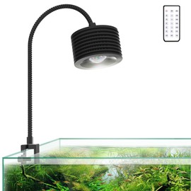Lominie LED Aquarium Light Full Spectrum 25W Aquarium Plant Light for Freshwater Fish Tank Refugium with Remote Control
