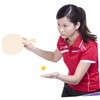 DIYEAH 4pcs Kids Table Tennis Racket Base DIY Unfinished Paddles