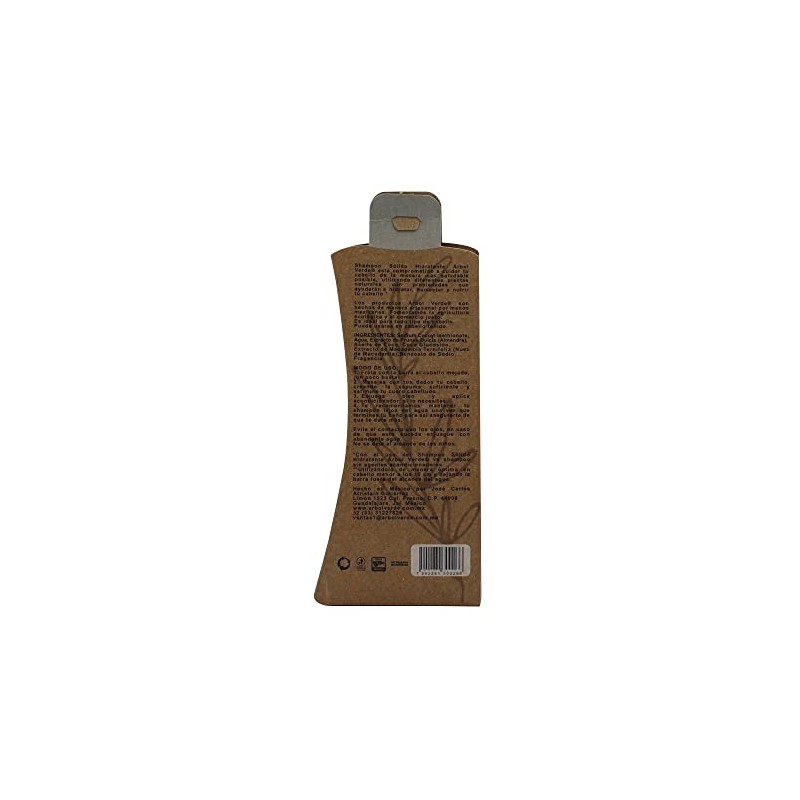 Arbol Verde Shampoo Sólido en Barra Natural Hidratante con Almendra