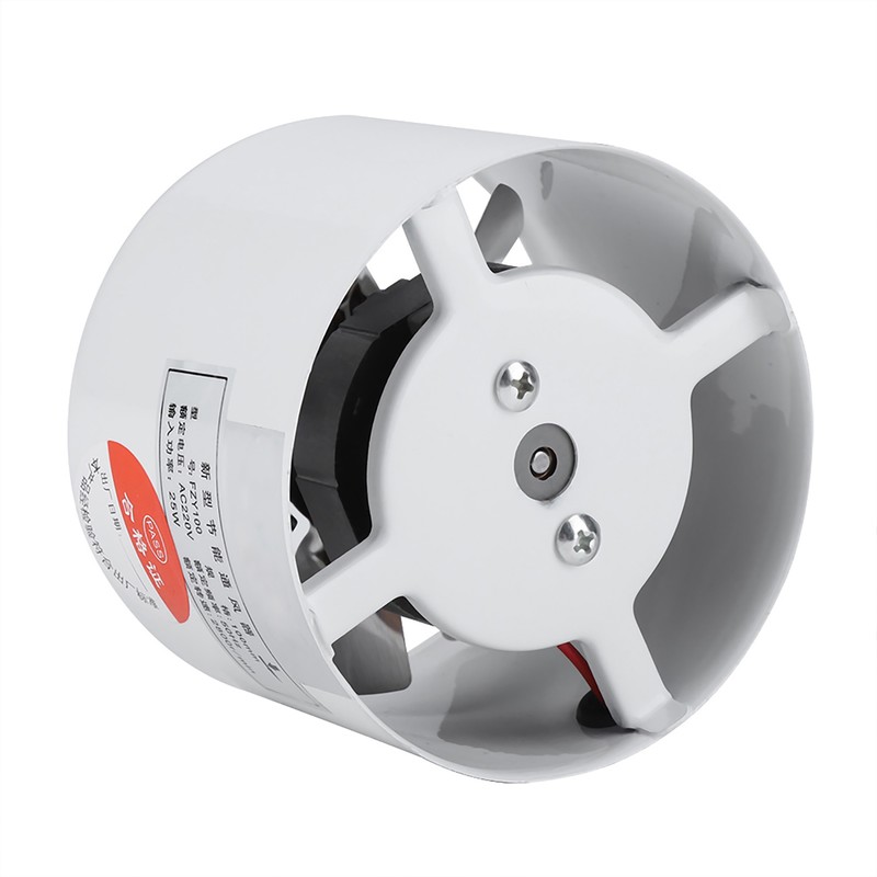 25W Wall Mounted Exhaust Fan Low Noise Home Bathroom Kitchen
