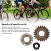Drive Sprocket Chain Combo 24 Teeth Sprocket 144 Links Chain