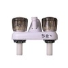 Tough Grade RV White Bath Tub/Sink Bathtub Faucet with Smoke